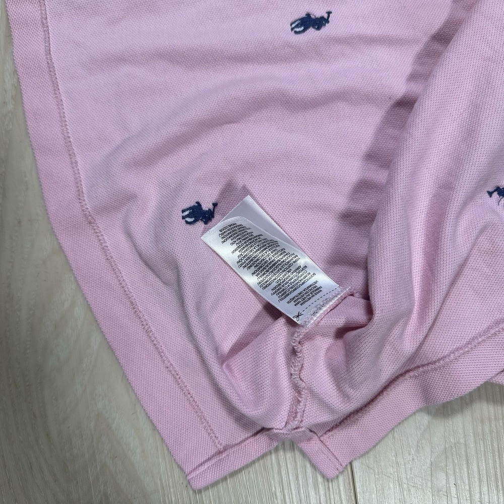 Ralph Lauren Polo Shirt Women XL Pink Pullover Embroidered AOP Pony Classic Fit* - Picture 6 of 6